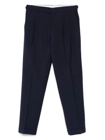 Briglia 1949 Tapered Trousers In 蓝色