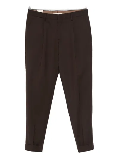 Briglia 1949 Tiberios Cuffed Trousers In Brown