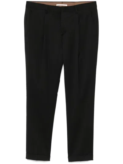 Briglia 1949 Portobello Virgin-wool Trousers In Black