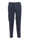 Briglia 1949 Pleated Trousers In Blue