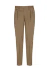 Briglia 1949 Virgin Wool Pants In Brown