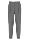 Briglia 1949 Pants With Micro Pattern In Gray