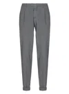 Briglia 1949 Pants With Micro Pattern In Gray