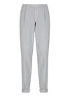 Briglia 1949 Pants With Micro Pattern In Grey