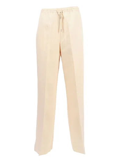 Briglia 1949 Drawstring Pocket Trousers In Neutral