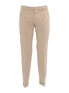 Briglia 1949 Pleated-cuffed Tailored Trousers In Neutral