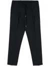 Briglia 1949 Virgin-wool-blend Tapered Trousers In Blue