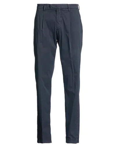 Briglia 1949 Virtvoso Man Pants Navy Size 28 Cotton, Elastane In Animal Print