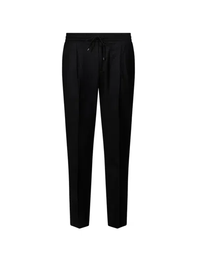 Briglia 1949 Wimbledon Drawstring-waist Tailored Trousers In Black