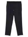 Briglia 1949 Virgin-wool-blend Tapered Trousers In Blue