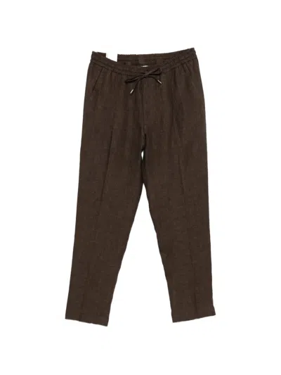 Briglia 1949 Wimbledons Drawstring Trousers In Brown