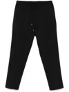 Briglia 1949 Virgin-wool-blend Tapered Trousers In Black
