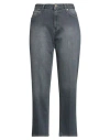Briglia 1949 Woman Jeans Grey Size 10 Cotton, Elastane