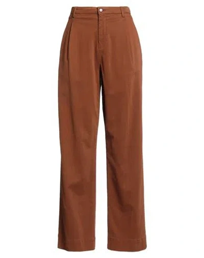 Briglia 1949 Woman Pants Brown Size 6 Cotton, Elastane