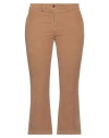 Briglia 1949 Woman Pants Camel Size 10 Cotton, Lyocell, Elastane In Beige