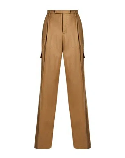 Briglia 1949 Woman Pants Camel Size 6 Virgin Wool, Cashmere In Beige