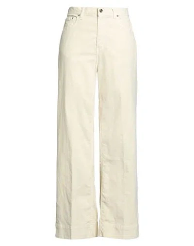 Briglia 1949 Woman Pants Cream Size 10 Cotton, Elastane In White