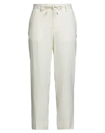 Briglia 1949 Woman Pants Cream Size 10 Viscose, Elastane