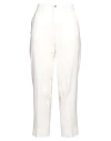 Briglia 1949 Woman Pants Cream Size 4 Virgin Wool In White