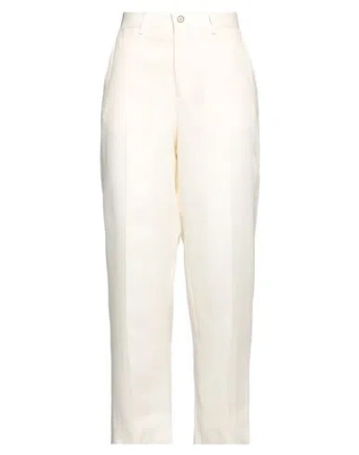 BRIGLIA 1949 BRIGLIA 1949 WOMAN PANTS CREAM SIZE 4 LINEN