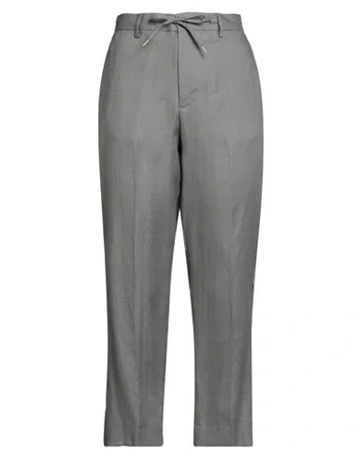 Briglia 1949 Woman Pants Grey Size 4 Linen