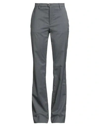 Briglia 1949 Woman Pants Grey Size 8 Virgin Wool, Polyester, Elastane