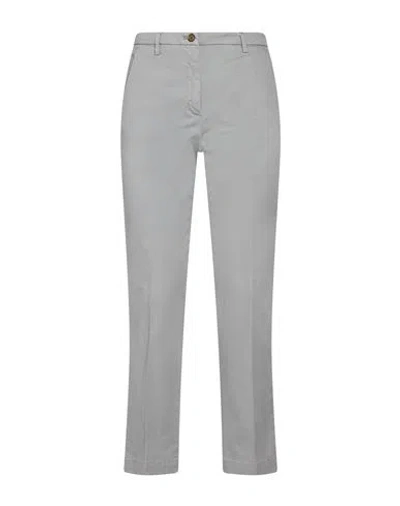 Briglia 1949 Woman Pants Light Grey Size 4 Cotton, Lyocell, Elastane