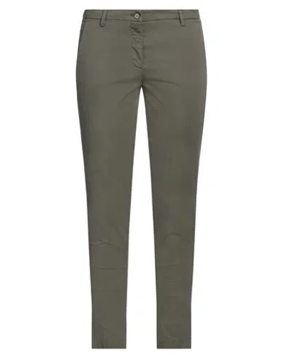Briglia 1949 Woman Pants Military Green Size 6 Cotton, Elastane In Green