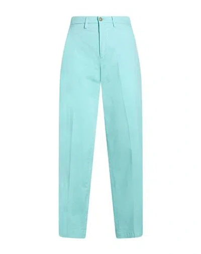 Briglia 1949 Woman Pants Turquoise Size 2 Cotton, Elastane In Blue
