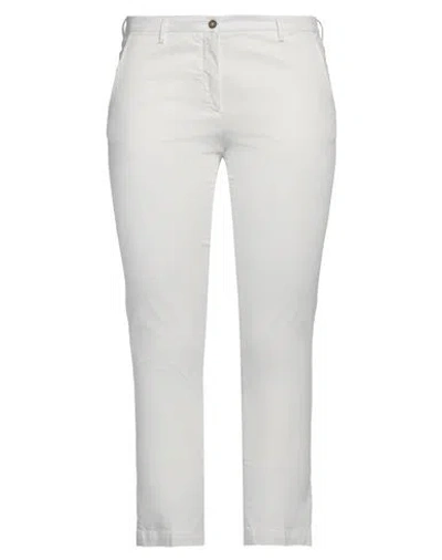 Briglia 1949 Woman Pants White Size 8 Cotton, Elastane