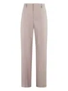 Briglia 1949 Wool-blend Trousers In Neutrals