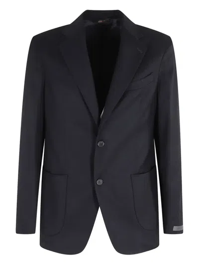Briglia 1949 Wool Single-breasted Jacket In Blue