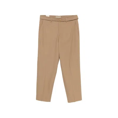 Briglia Belted Trousers In Brown