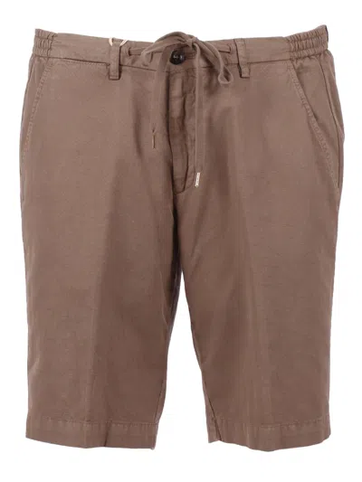Briglia Brown Relaxed Fit Drawstring Shorts