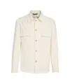 Briglia Casual Overshirt 'john' With Classic Collar And Functional Pockets In White