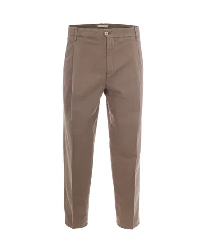 Briglia Classic Casual Trousers For Men In Brown