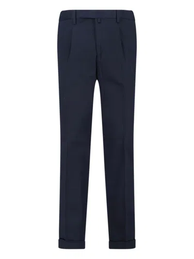 Briglia Classic Tailored Trousers With Straight Leg Design In Black