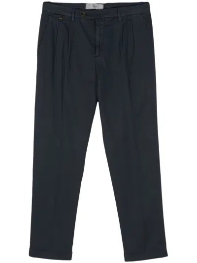 Briglia Cotton Blend Trousers In Gray