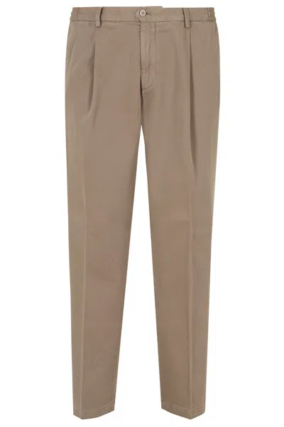 Briglia Courmayeur Straight-leg Trousers With Invisible Zip Closure In Multi