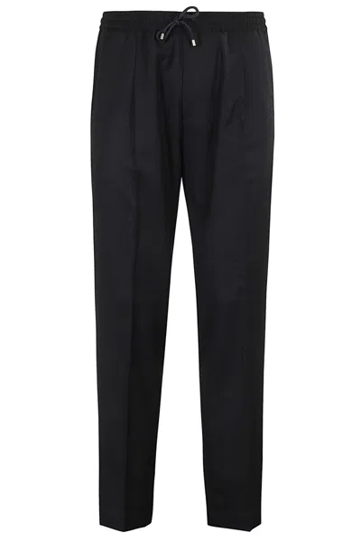 Briglia Elastic Waist Wool Pants – Reda Active In Black