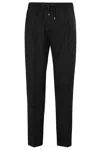Briglia Elastic Waist Wool Pants – Reda Active In Black