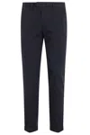 Briglia Flat Tummy Cotton Satin Pants In Black