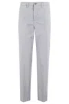 Briglia High-waisted Straight Leg Trousers With Functional Pockets In Blue
