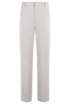 Briglia High-waisted Straight Leg Trousers With Pockets