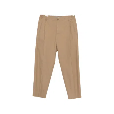 Briglia Manhattans Pleated Trousers In Brown