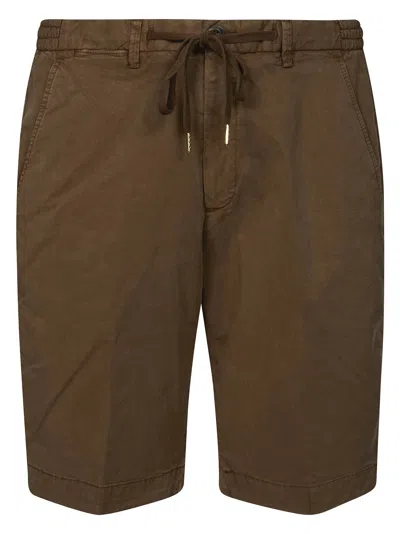 Briglia Men's Elastic Side Mini Bermuda Shorts In Brown