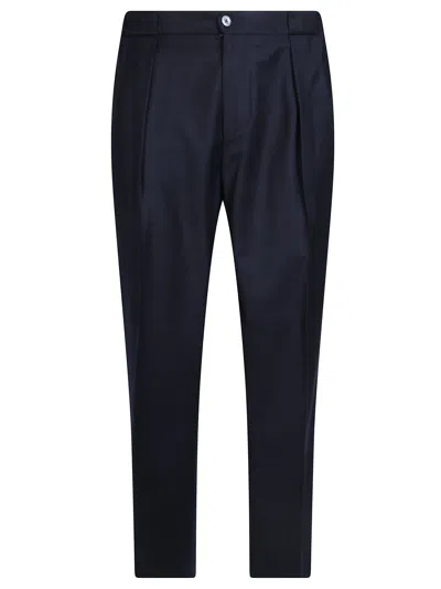 Briglia Men's Flannel Pants In Blu