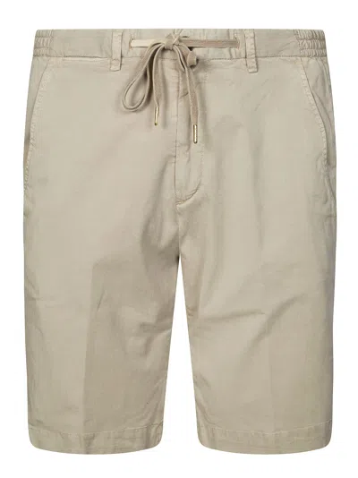 Briglia Men's Mini Bermuda Shorts With Side Elastic In Neutral