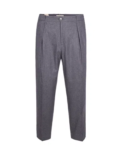 Briglia Men's Wool-blend Tailored Trousers In Blue
