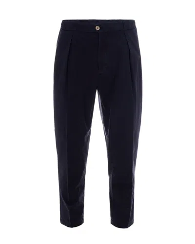 Briglia Navy Blue Portobello D Chino Pants